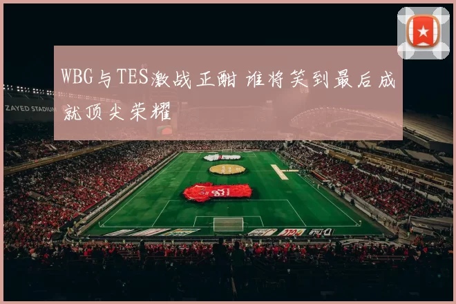 WBG与TES激战正酣 谁将笑到最后成就顶尖荣耀